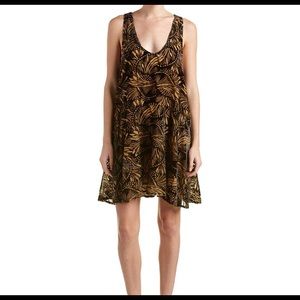 Free People Ellie Burnout Velvet Mini Dress